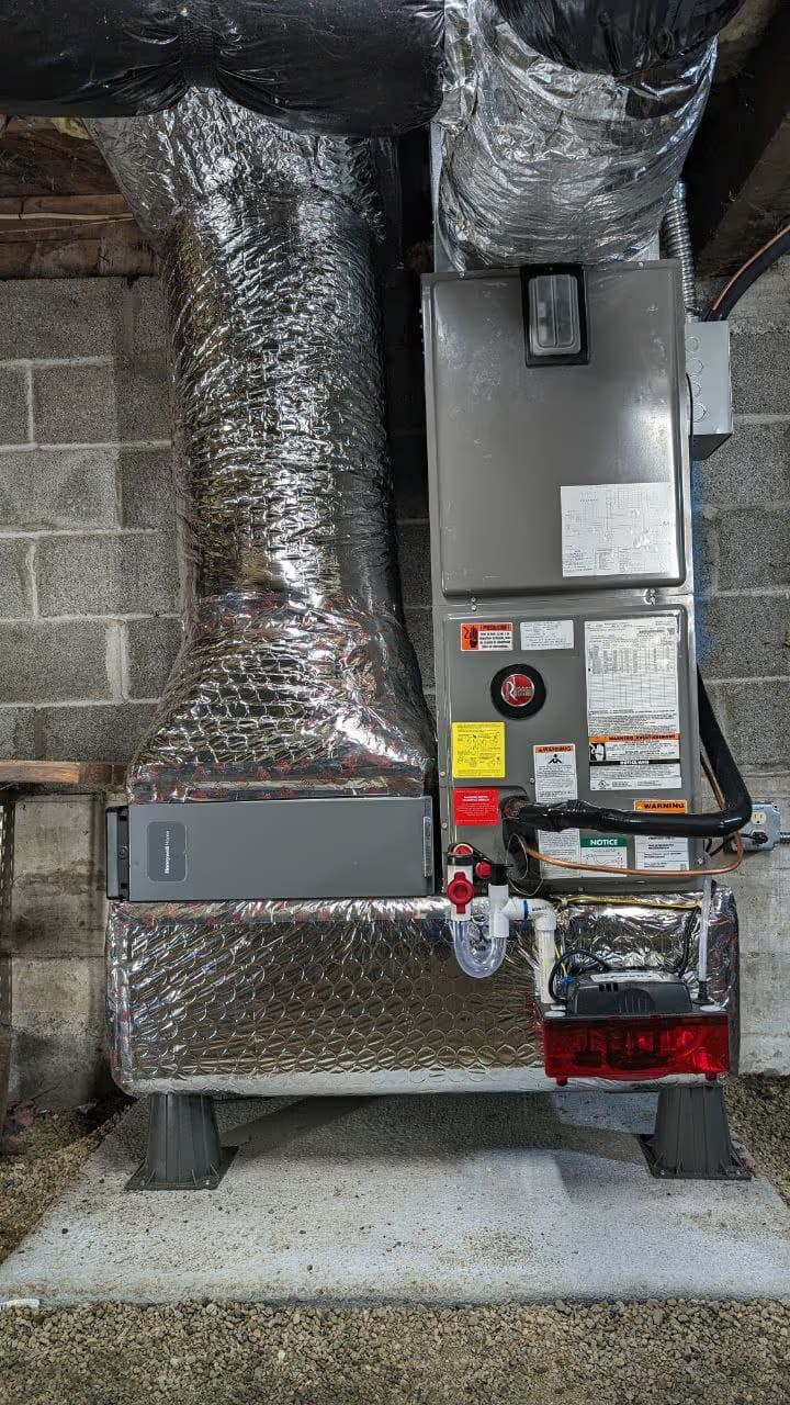 Furnace and airflow installation
